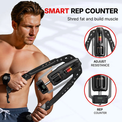 Adjustable Hydraulic Arm Trainer | 22-440lbs Foldable