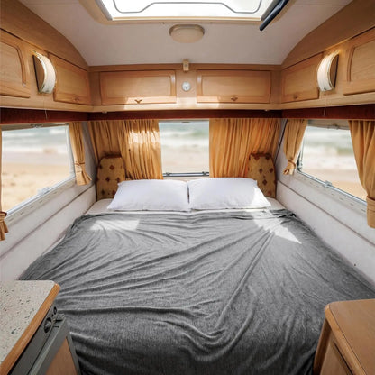 Cooling Blanket for Hot Sleepers- Lightweight Sheet,Breathable Oversized Reversible Design, Rayon Derived from Bamboo