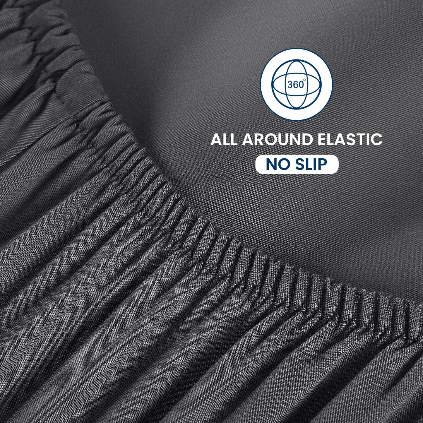 Bamboo Sheets Set 6 Pc,Cooling Breathable & Hotel Luxury Super Silky Soft, 16'' Deep Pocket.